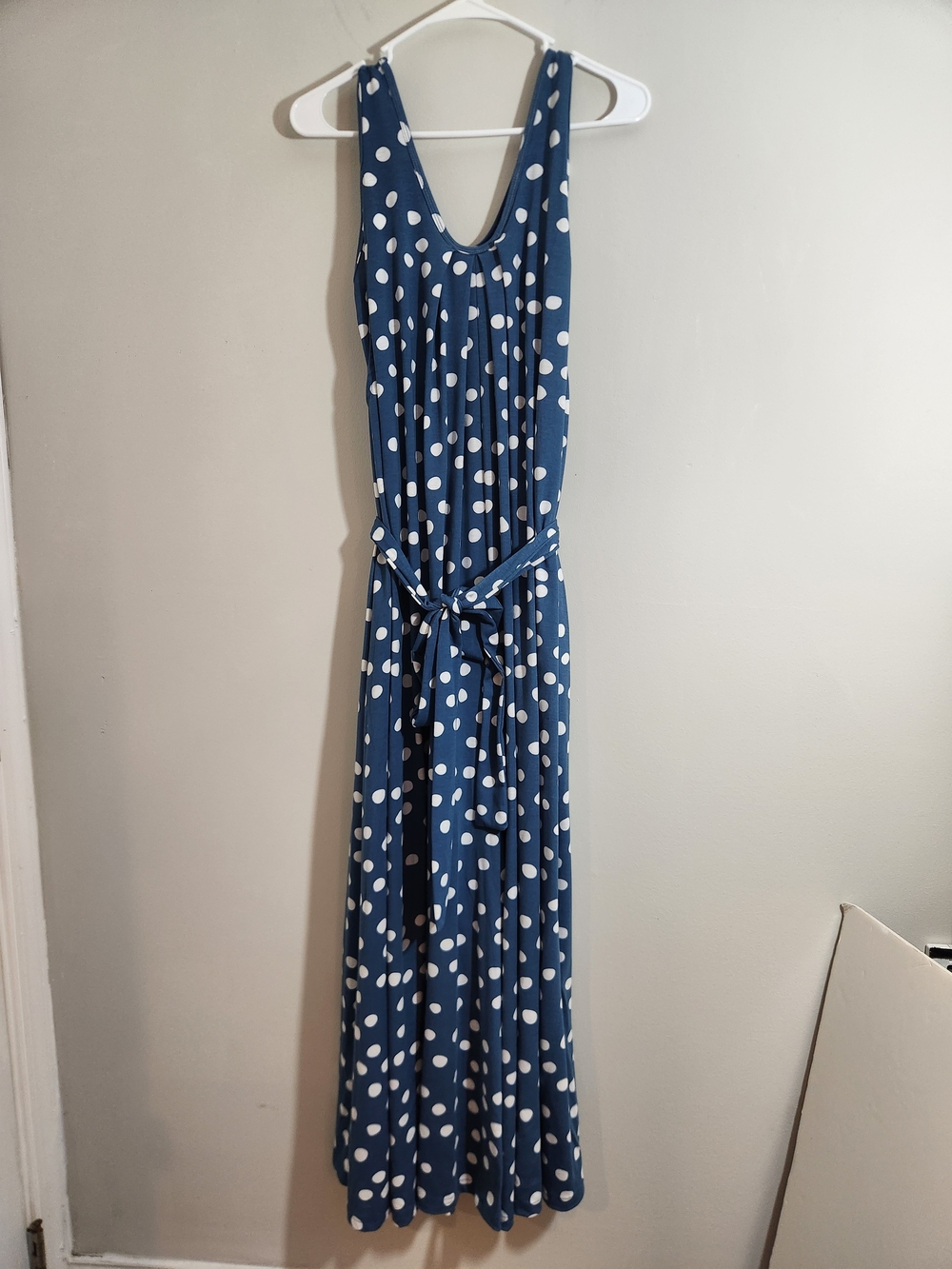 Latched Mama Polka Dot Maxi Romper Momper Breastfeeding Nursing Pumping Dress